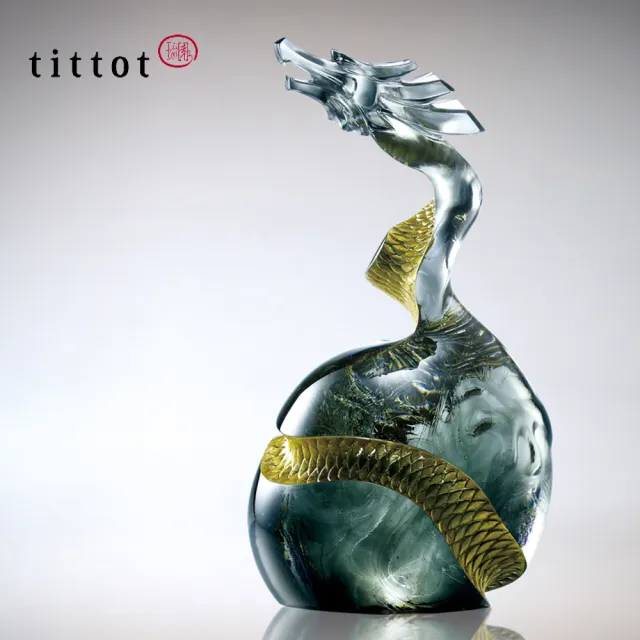 【tittot 琉園】大顯身手_升官_高昇(琉璃/禮物/玻璃/水晶/藝術品/擺飾/禮贈/企業/送禮/大/顯/身/手)