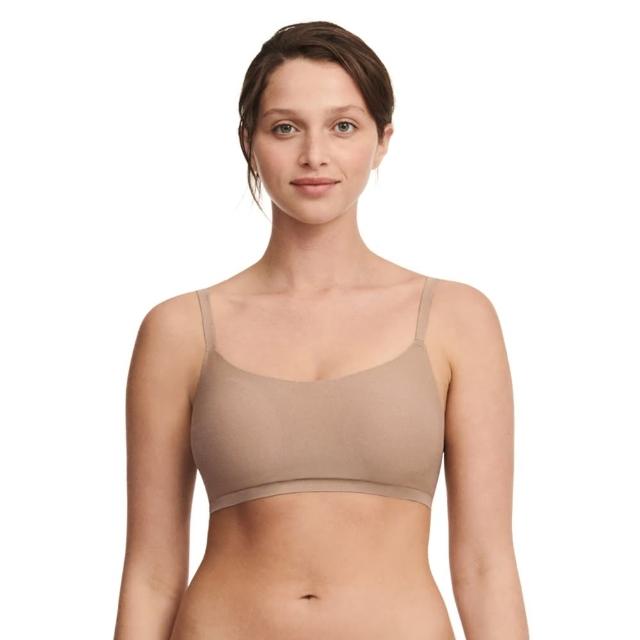 【Chantelle 仙黛爾】Soft Stretch.涼感無痕透氣無鋼圈輕運動女內衣 太妃拿鐵.16A20_02T(超強彈力)