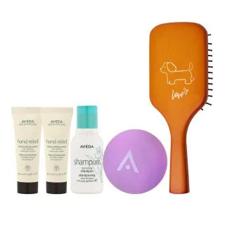 【AVEDA】浪浪公益限定髮梳 贈純香洗髮菁50ml＋潤手霜25ml