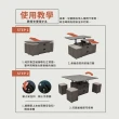 【IHouse】巧匠 1桌4椅 緩衝機能升降茶几/餐桌(升級-安全氣壓緩衝)