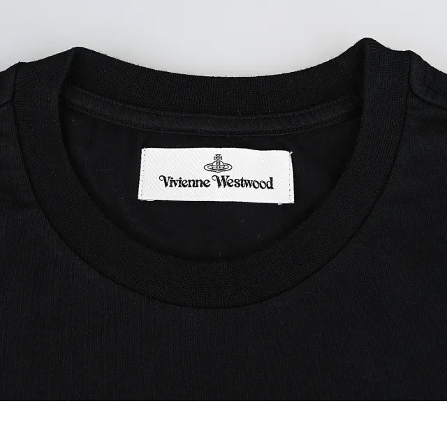 【Vivienne Westwood】Vivienne Westwood 星球LOGO純棉短袖T恤(男女款/黑)