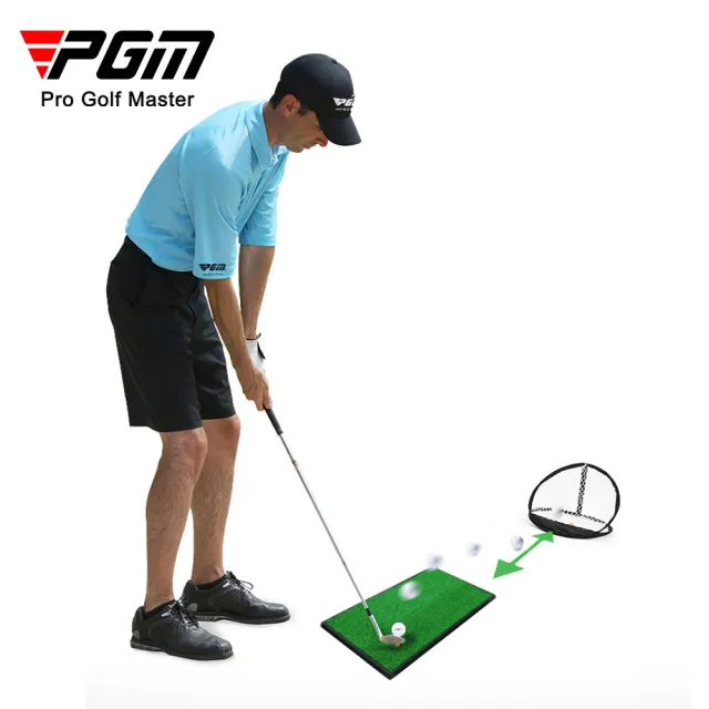 【Caiyi 凱溢】PGM 高爾夫球短草打擊墊 高爾夫 揮桿切球草皮打擊墊(揮桿切球草皮打擊墊)