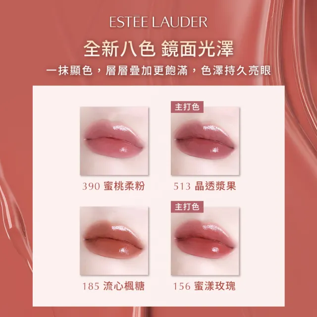【Estee Lauder 雅詩蘭黛】蜜糖嘟嘟鏡光唇膏1.8g(口紅/固態唇釉)
