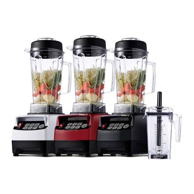 【JTC 杰帝士】三匹馬力智能萬用調理機/真正破壁機-豪華雙杯組 TM-800-三色(台灣公司貨)