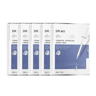 【DR.WU 達爾膚】神經醯胺保濕精華面膜4片(5入組 共20片)