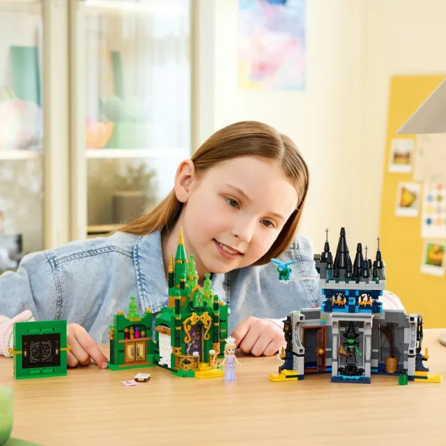 【LEGO 樂高】魔法壞女巫系列 75689 翡翠城和基亞莫柯城堡(角色扮演遊戲 居家擺設 兒童玩具 積木)