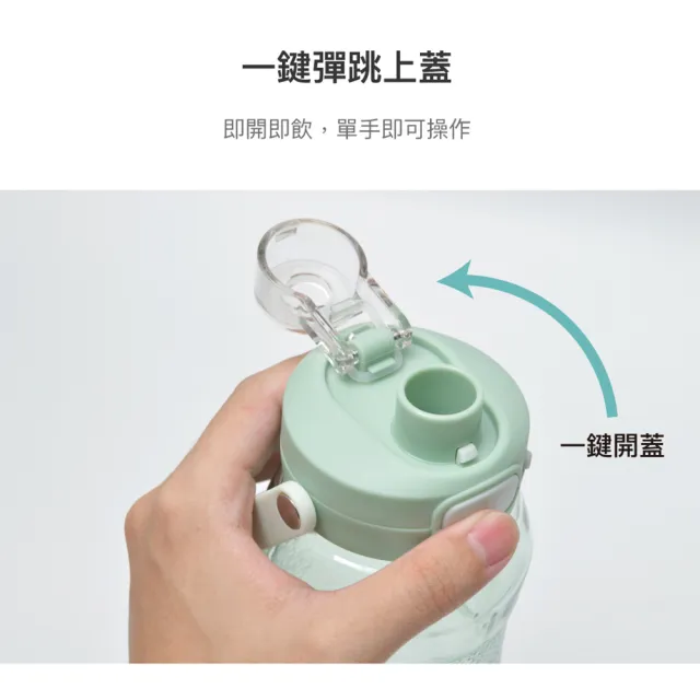 【LocknLock 樂扣樂扣】官方直營 手提彈蓋流線水壺 1000ml(二色任選)