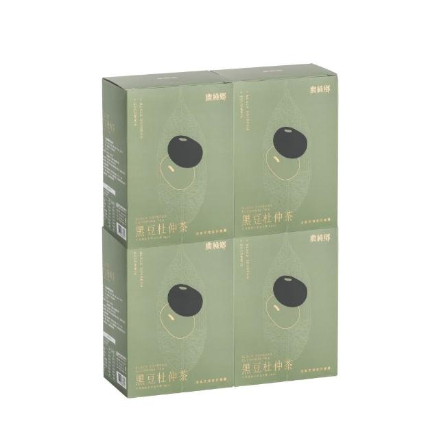 【農純鄉】黑豆杜仲茶X4盒(100mlx8入/盒)