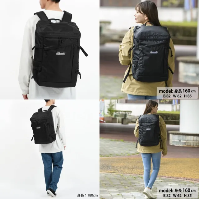 【Coleman】日本版 健行者 Walker Square 30L 箱型 尼龍 防潑水 背包 男包 旅行 登山 後背包