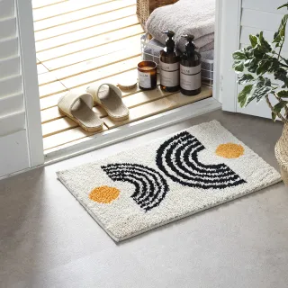 【hoi! 好好生活】夏日絨毛吸水踏墊40x60cm(多色可選)