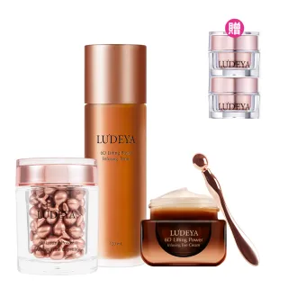 【LUDEYA】琥珀煥顏回購組(新生露升級版+眼霜15ml+膠囊56入)