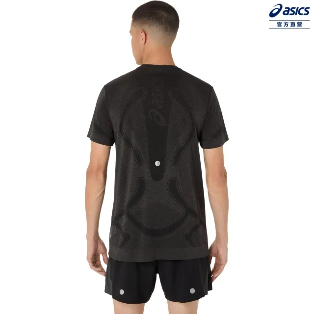 【asics 亞瑟士】短袖上衣 男款 ACTIBREEZE 海外版 跑步上衣(2011D355-001)