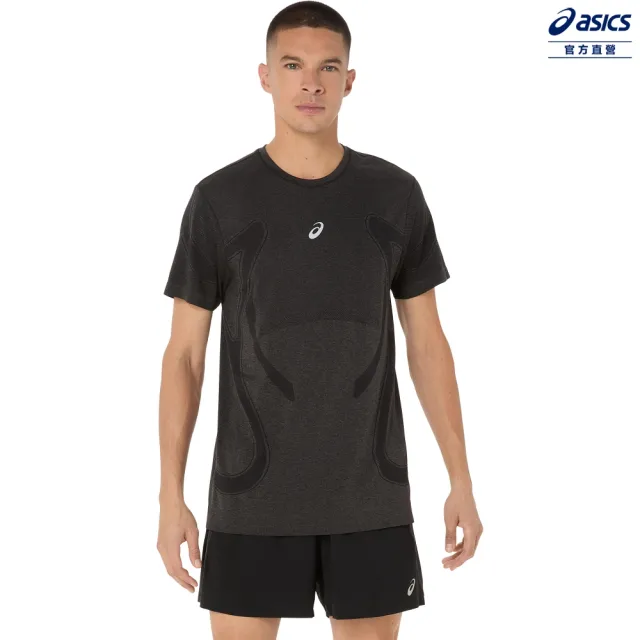 【asics 亞瑟士】短袖上衣 男款 ACTIBREEZE 海外版 跑步上衣(2011D355-001)