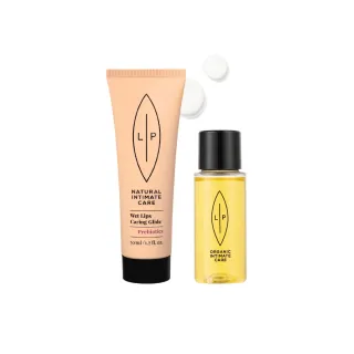 【LIP Intimate Care 瑞典私密護理】唇淨護理滋潤組(益生元私密凝膠+沙棘護理油30ml)