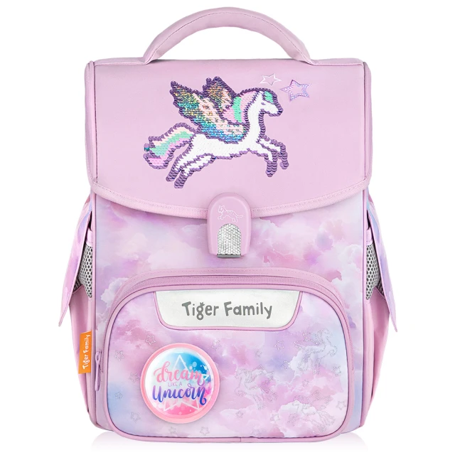 【Tiger Family】小學者超輕量護脊書包-亮片款(努拉一家推薦款)