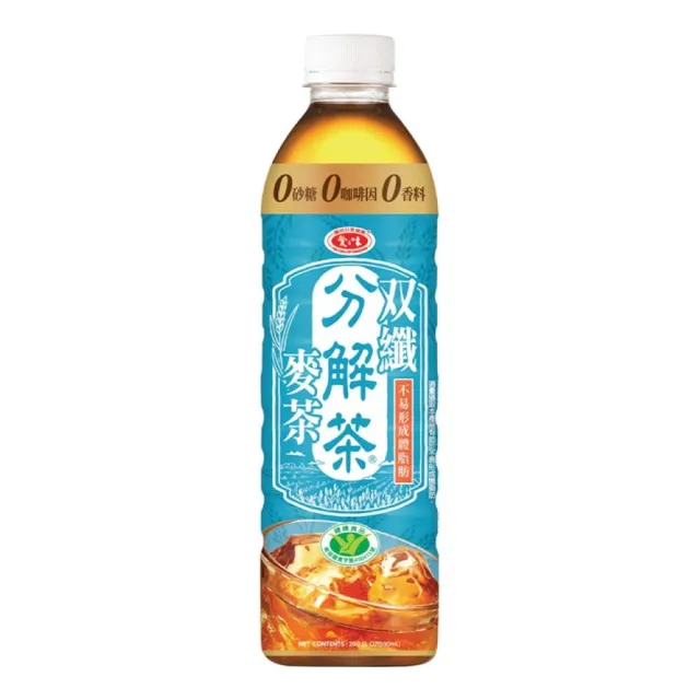 【愛之味】健康油切分解茶590ml x 2箱(共48入 秋薑黃/雙纖麥茶 2款任選)