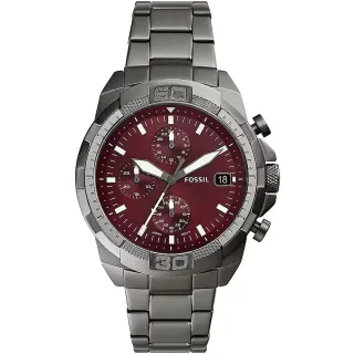 【FOSSIL】Bronson系列 三眼計時手錶-44mm 618年中慶 推薦(FS6017)