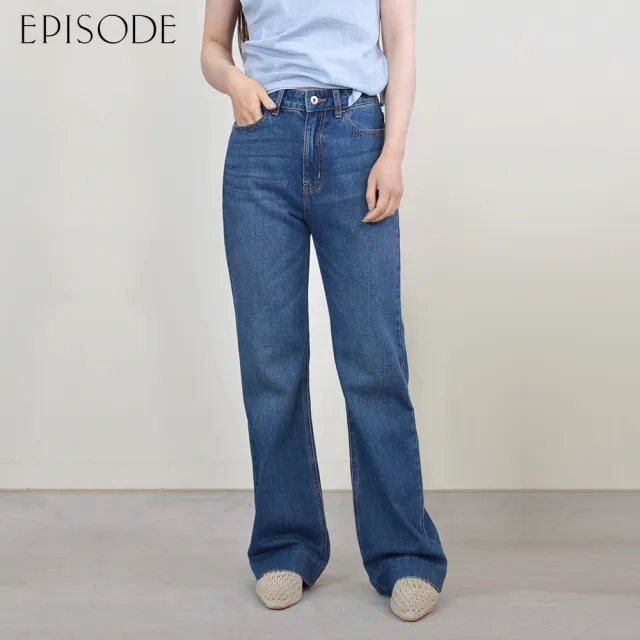 【EPISODE】舒適顯瘦顯腿長全棉微喇叭牛仔褲199202