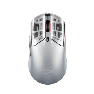 【HyperX】Pulsefire Haste 2 S Wireless輕量無線電競滑鼠 - 星艦銀(9B002AA)