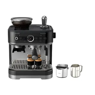 【Philips 飛利浦】半自動研磨義式咖啡機 PSA3218/10-大全配組