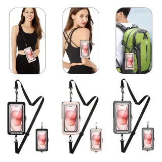 【Halo】多功能可斜挎掛鉤手機腕包 男女戶外運動健身臂袋 反光條防潑水跑步手臂包(手機袋 臂套 臂帶包)