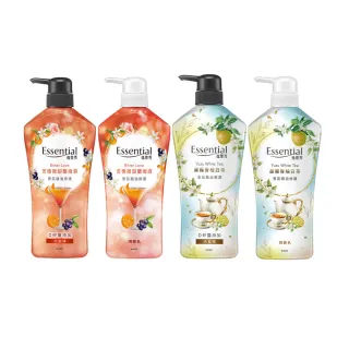 【Essential 逸萱秀】香氛精油企劃系列洗髮精/潤髮乳 700ML(苦橙微甜蘭姆酒/晨霧香柚白茶)