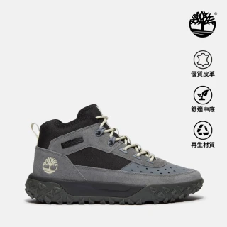 【Timberland 官方旗艦】男款灰色城市探索系列Motion 6中筒健行鞋(A6CW1A4O)