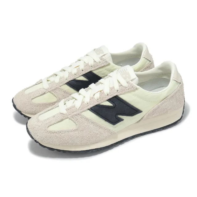【NEW BALANCE】休閒鞋 471 男鞋 女鞋 米 黑 麂皮 復古 NB 紐巴倫(U471AM-D)