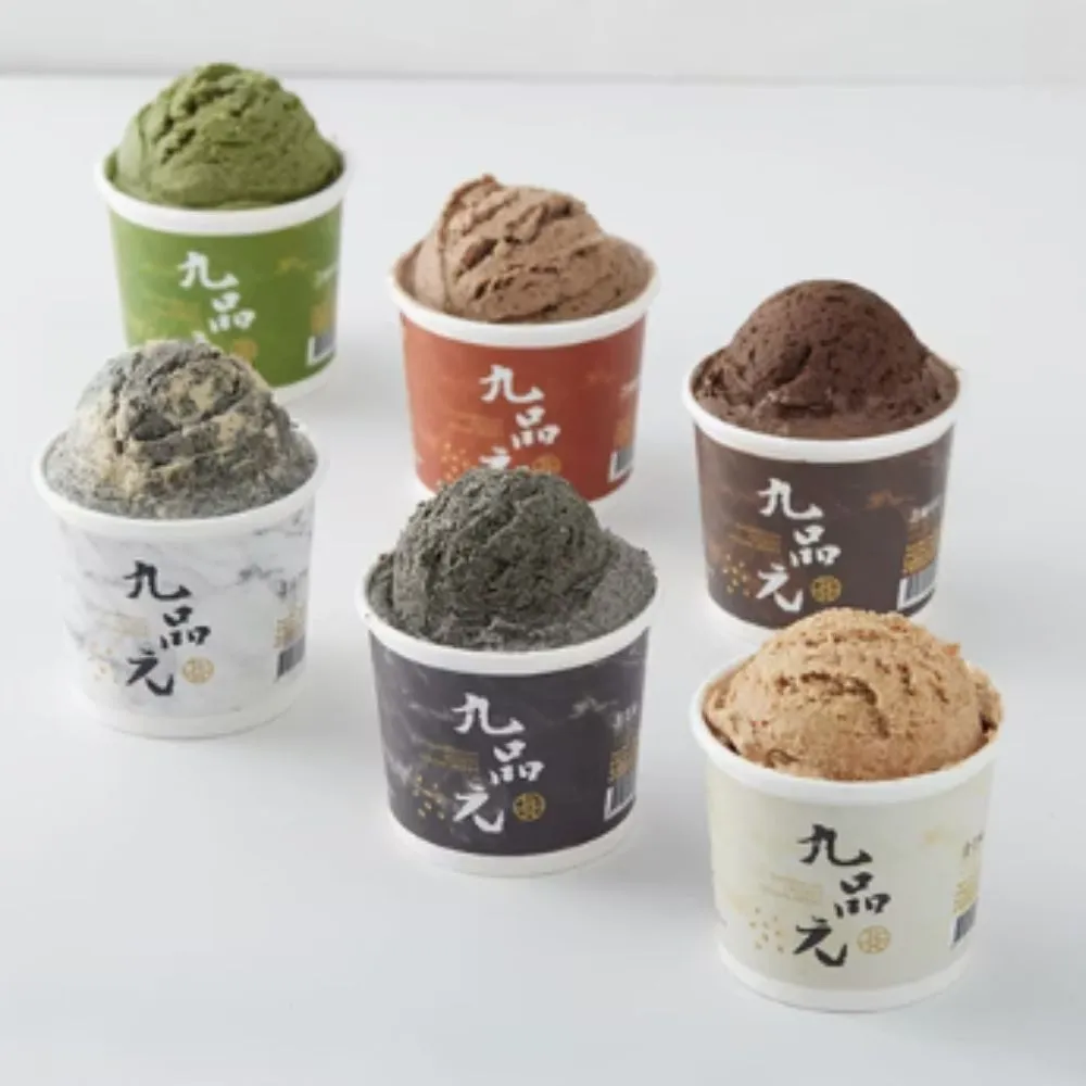 【九品元】綜合芝麻冰淇淋12入(mo特談組；冰淇淋；芝麻)