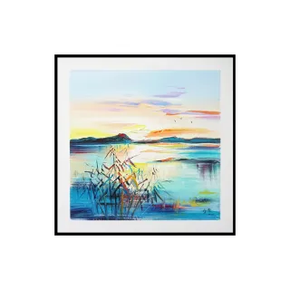 【Laart Monto 拉蒙朵】譚奎堂-朝陽(油畫)