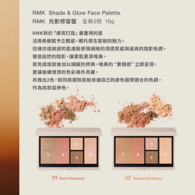 【RMK】光影修容盤 10g(多色任選_加贈底妝潔膚組)