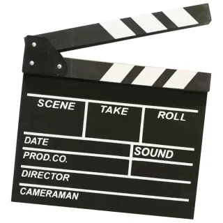 【塔克百貨】導演板 打板 打版拍攝 場記板 小黑板 木製導演板 電影場記板 電影打板 布景道具