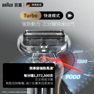 【德國百靈BRAUN】7系列PRO 智能靈動電動刮鬍刀/電鬍刀-附鬢角刀 清潔座 德國製造(72-G7500cc)