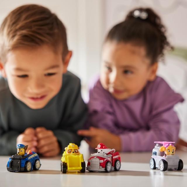 【paw patrol 汪汪隊立大功】口袋小賽車_SUNUP-多款可選 非迴力車(一入)