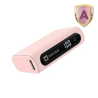 【MAXIA】10000mAh 20W 1A1C電動車電芯行動電源-奶霜粉(電動車同等級新電芯 充電效能UP)