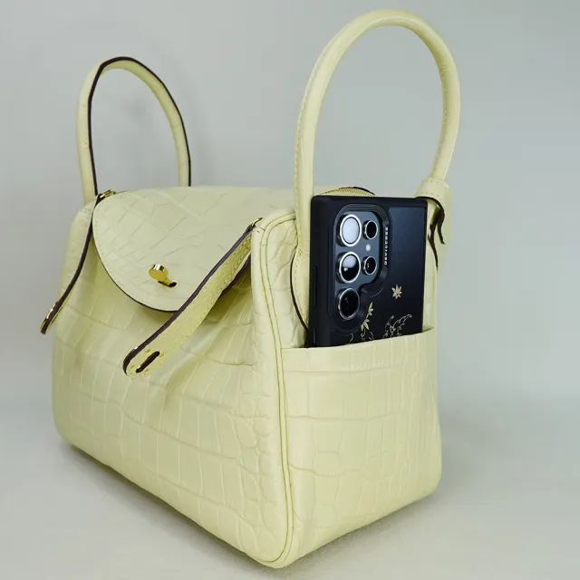【M2nd】珍稀鱷魚腹皮26cm琳琳包(Y0001D)