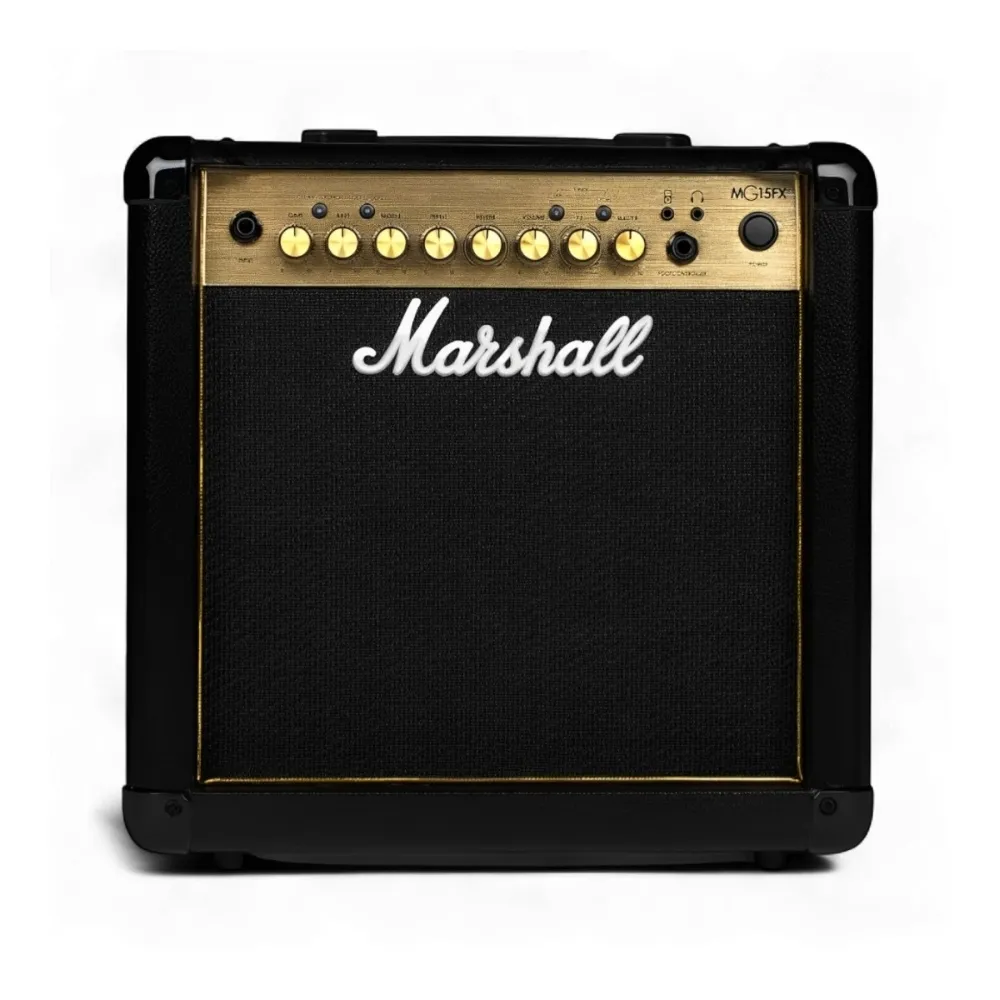 【Marshall】MG15GFX 15瓦電吉他音箱／創造經典不凡(MG15FX Gold 吉他音箱 效果音箱 樂器 Amp 喇叭)