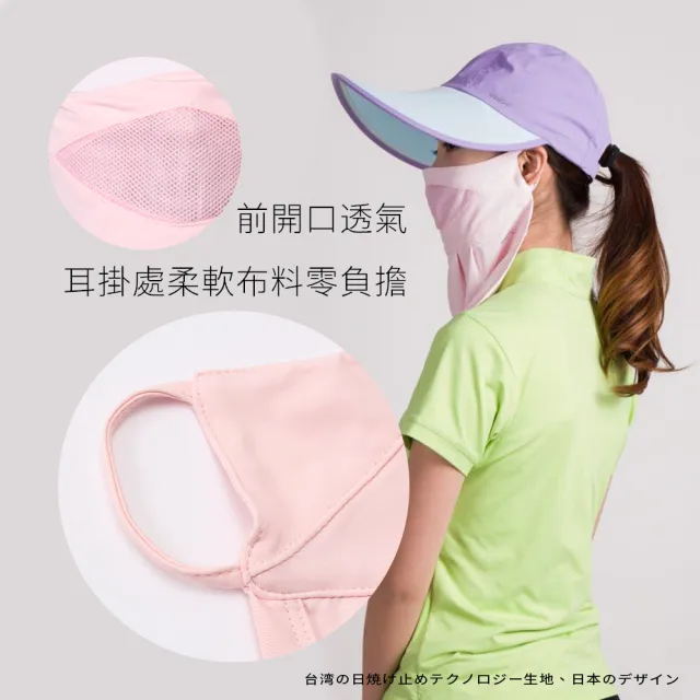 【MEGA GOLF】UPF50+防曬瞬間涼感口罩 可抗紫外線99.9%(防曬口罩 抗紫外線口罩 澳洲防曬認證)