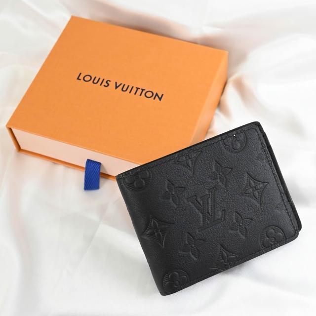【Louis Vuitton 路易威登】LV M62901 Multiple 經典壓花小牛皮雙層對折短夾(現貨)