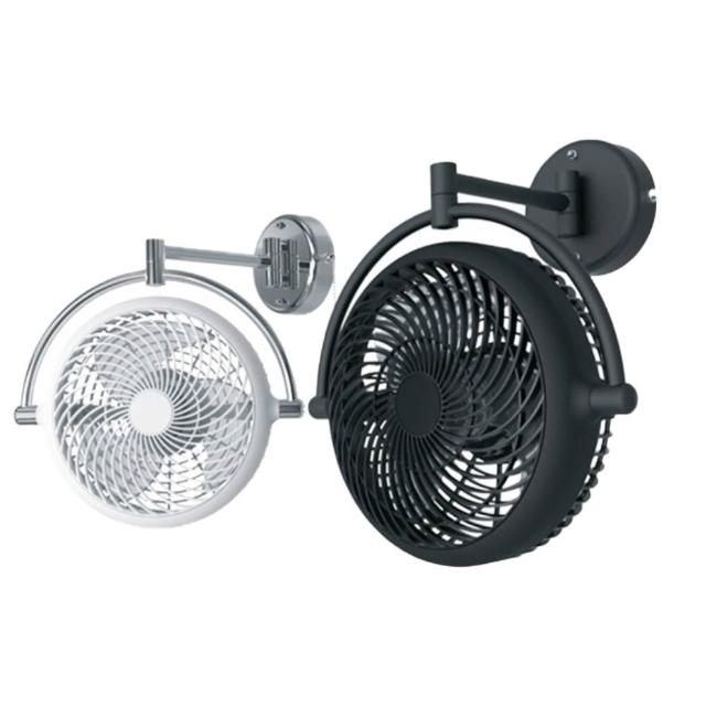 【ALASKA 阿拉斯加】V8A 8吋 壁扇 VIVI 折疊循環扇 風扇 電扇 遙控風扇 110V(黑色 / 白色)