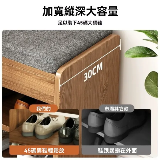 【匠俱】進門鞋櫃 坐凳一體 翻蓋帶靴位80*30*51cm(鞋櫃 三層鞋架 翻蓋換鞋凳 置物架 收納換鞋椅)