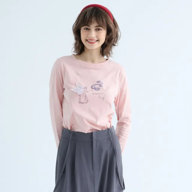 【PINK NEW GIRL】甜美許願精靈長袖上衣 X1307LB(3色)