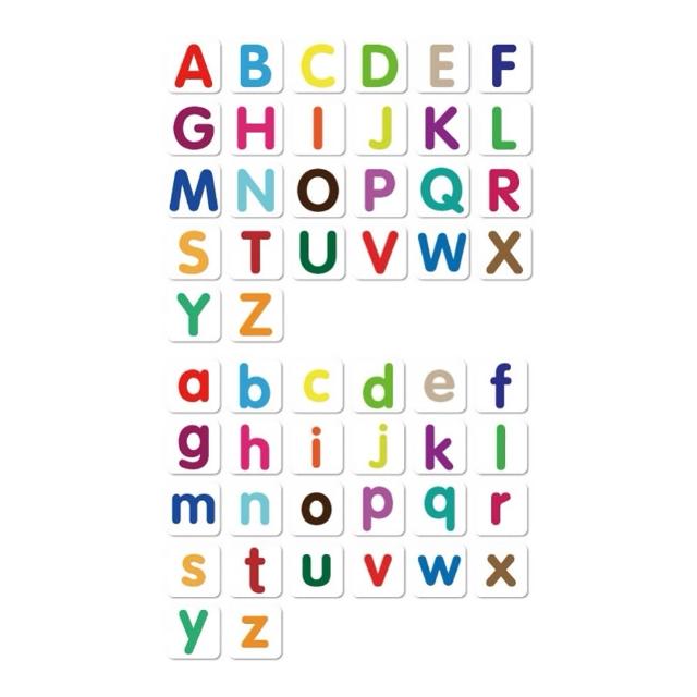【子玄】英文教學磁片 字母磁片 字母磁貼(英文大寫小寫組合 字母磁力貼片)