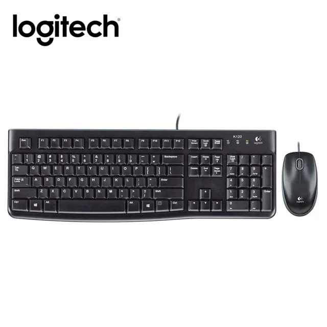 Logitech 羅技 MK120 有線鍵鼠組(三入組)