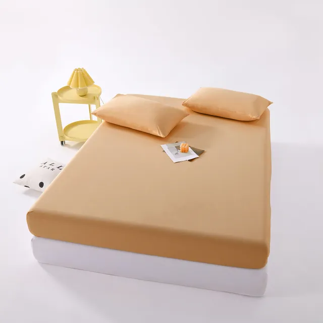 【日禾家居】買一送一 冰絲涼感床包枕套組-單/雙/加大/特大(床包高度35公分)or涼被任選(冰冰被150X200公分)