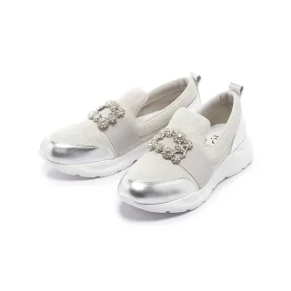 【FAIR LADY】軟實力 耀眼雪花鑽輕量厚底休閒鞋(閃耀銀、5B3093)