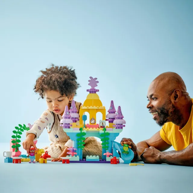 【LEGO 樂高】得寶系列 10435 愛麗兒的神奇海底宮殿(Ariel’s Magical Underwater Palace 學齡前玩具 禮物)