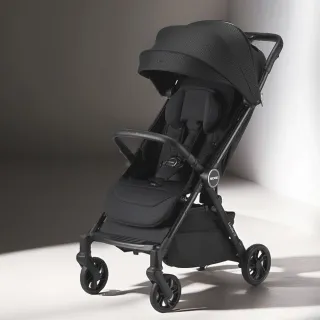 【RECARO 官方直營】EasyLife QF 多功能單向手推車/單手秒收摺(閃曜黑)
