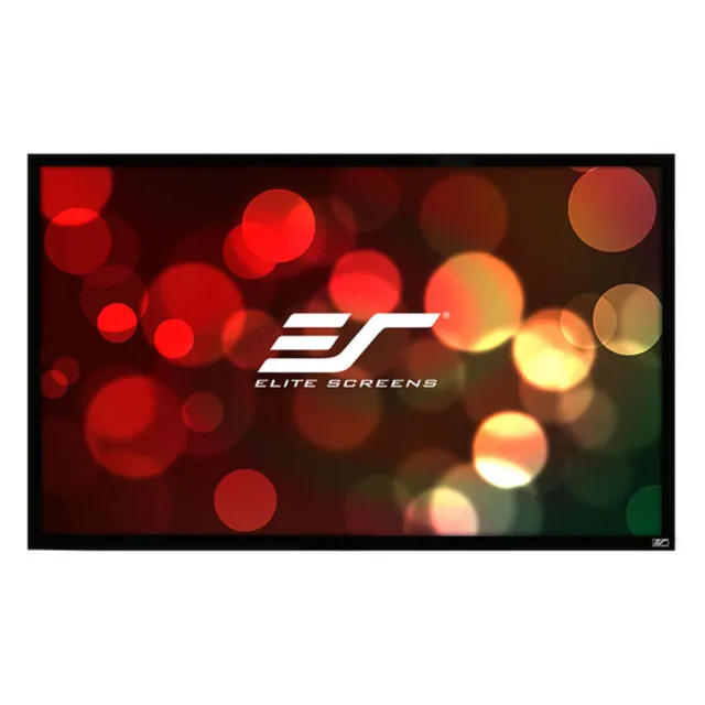 【Elite Screens】全新品特價-高增益背投100吋 16:9 高級固定框架幕- R100RH1 保固一年