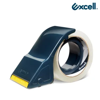 【Excell.tw】就是好切_膠帶切割器_封箱膠台_50mm寬_加二卷50M膠帶(ET-2508系列)